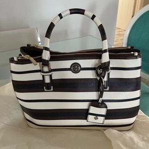 NEW Tory Burch Robinson stripes mini.
